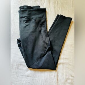Fabletics Leggings - Black W/ Thigh Mesh